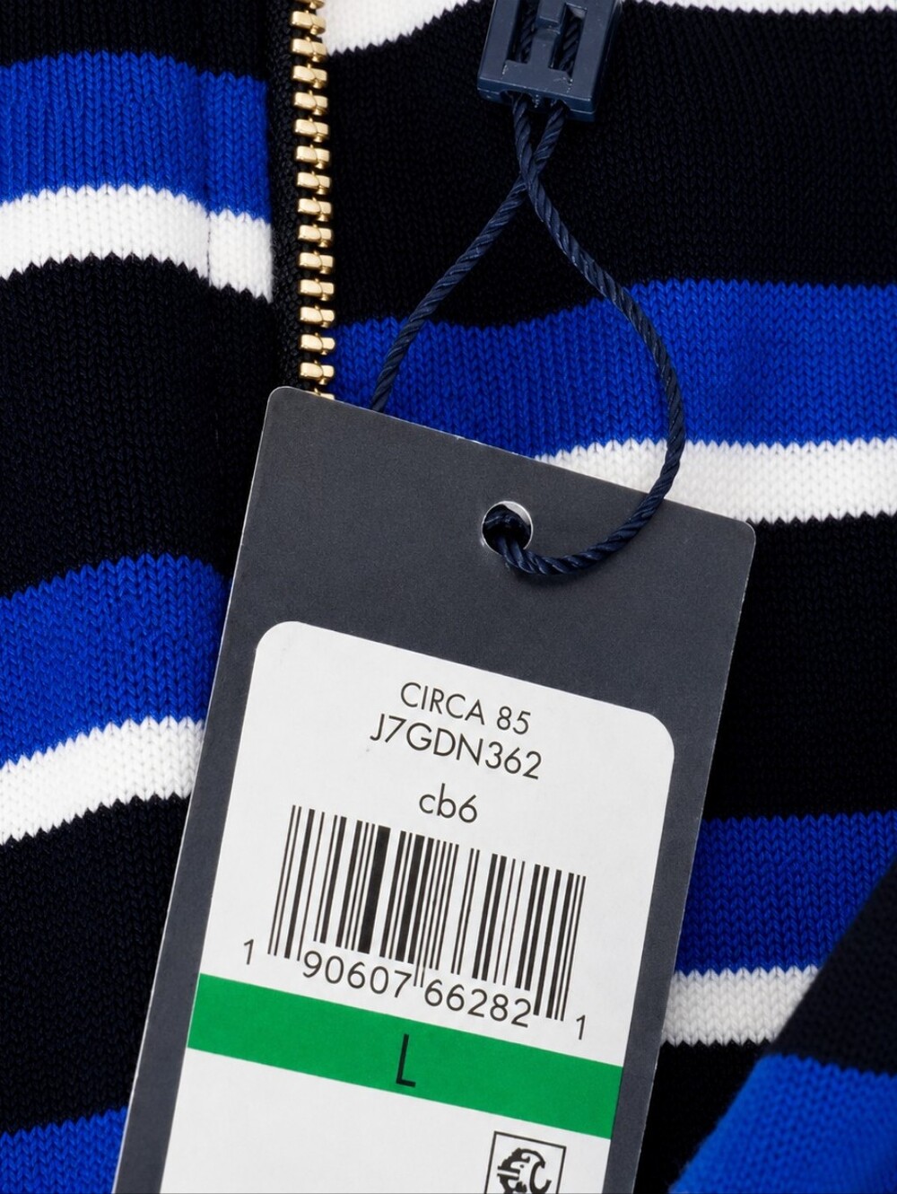 Tommy Hilfiger Cotton Knit Sheath Dress Cobalt Sz L $79.50 NWT - Picture 7 of 7